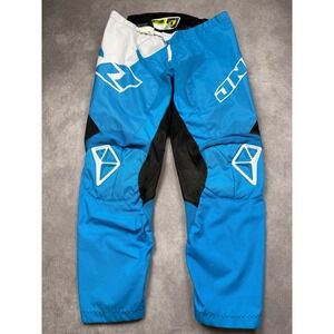 One Industries Atom MX Motocross Pants Blue White Black Mens 38 Off Road Riding